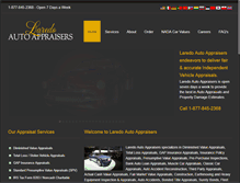 Tablet Screenshot of laredoautoappraisers.com